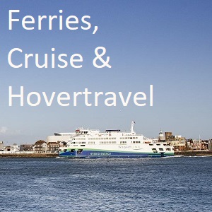 Ferries, cruise and hovertravel - ferry in the Solent